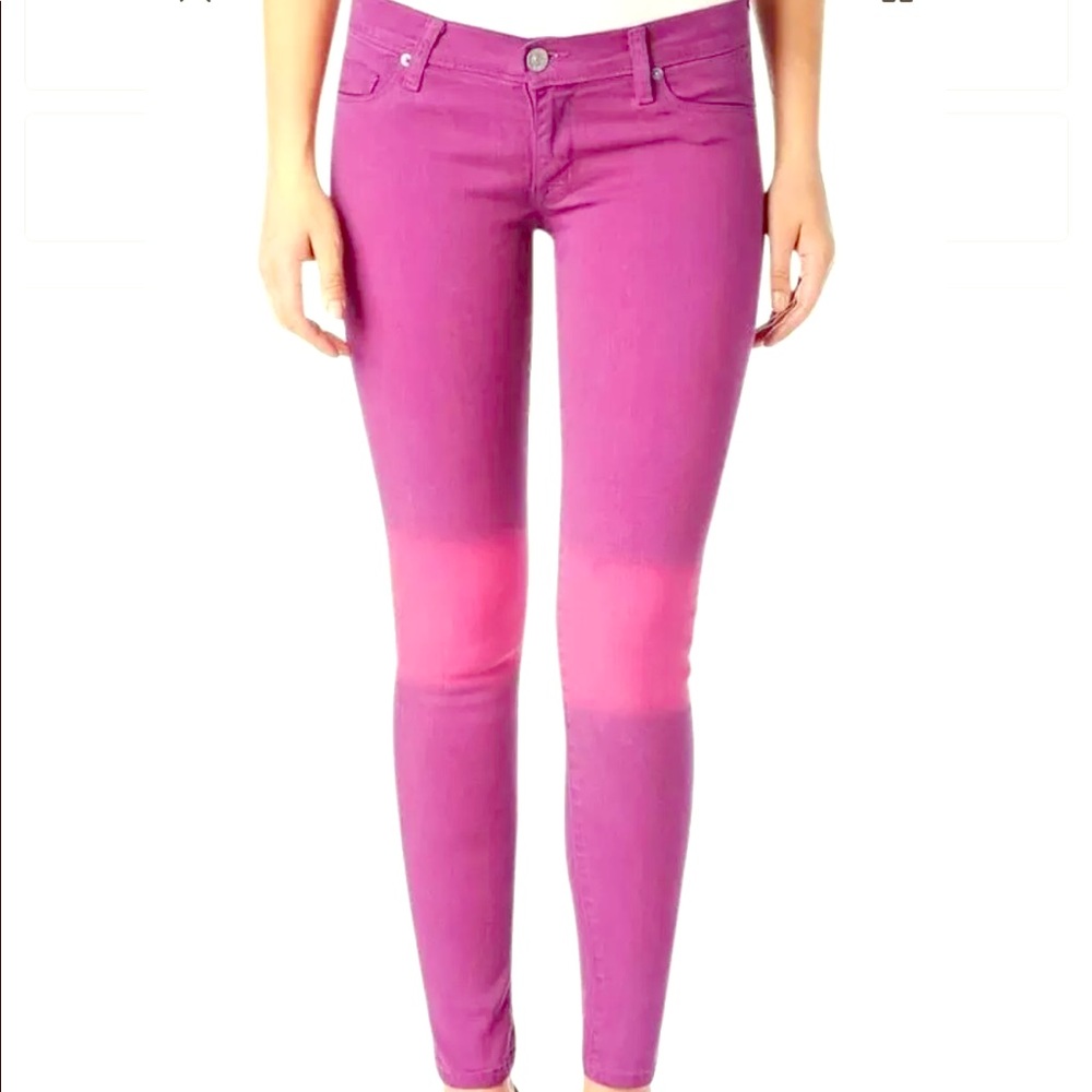 NWT HUDSON KRISTA OMBRE SUPER SKINNY JEANS SZ 24
